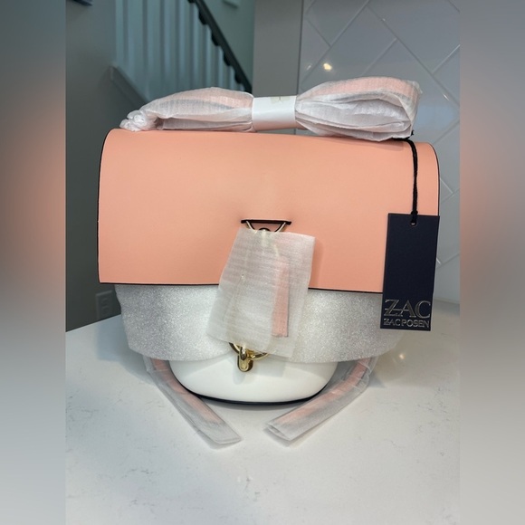 NWT Zac Posen Belay Crossbody Dark Bellini NWT - Picture 8 of 9